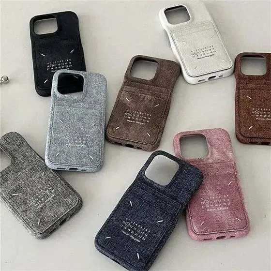 Maison Margiela Style Card Holder Phone Case For iPhone