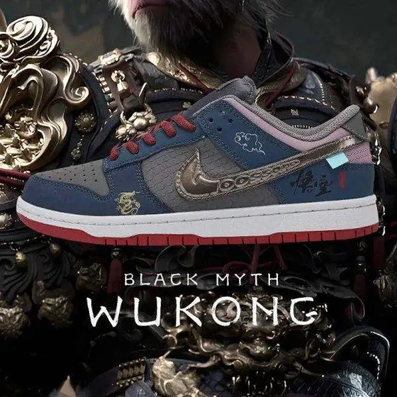 Nike Men's Shoes Monkey King Black Myth Wukong New Shoes Student Shoes